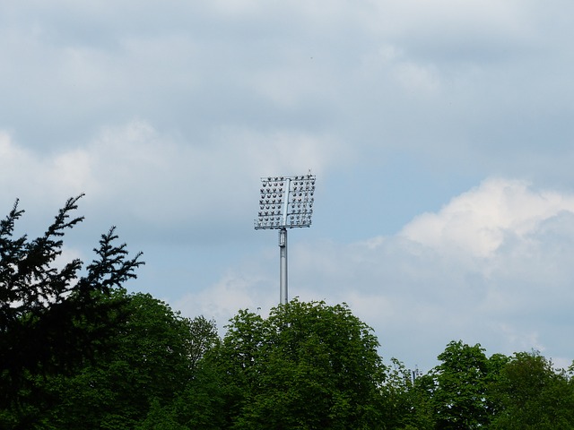 osvětlení stadionu